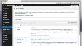 Modern Themes - Suggested Plugins Tutorial