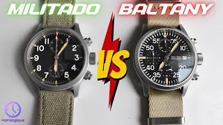 BEST affordable chronograph battle : Militado VS Baltany