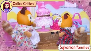 Sylvanian Families Calico Critters Boutique Red Panda Family Unboxing Review Silly Play - Kids Toys