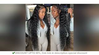 Water Wave Lace Front Wig Hd Lace Frontal Brazilian Wigs For Women Human Hair 13x4 Deep Wa