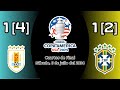 Uruguay (0) [4] vs. Brasil (0) [2] | Partido Completo | Copa América 2024 (4tos de final)