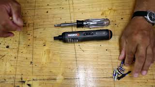 Worx WX240L Electric screwdriver for Electrical, computing, furniture, home, garage and so much more