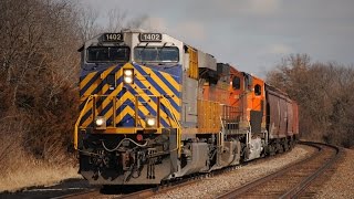 HD: 2/22/16 Railfanning BNSF Marceline Sub w/ New BNSF ES44C4's