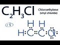 C2H3Cl Lewis Structure: How to Draw the Lewis Structure for C2H3Cl