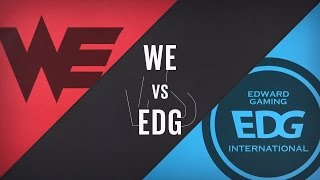 【LPL春季賽】第9週 WE vs EDG #1