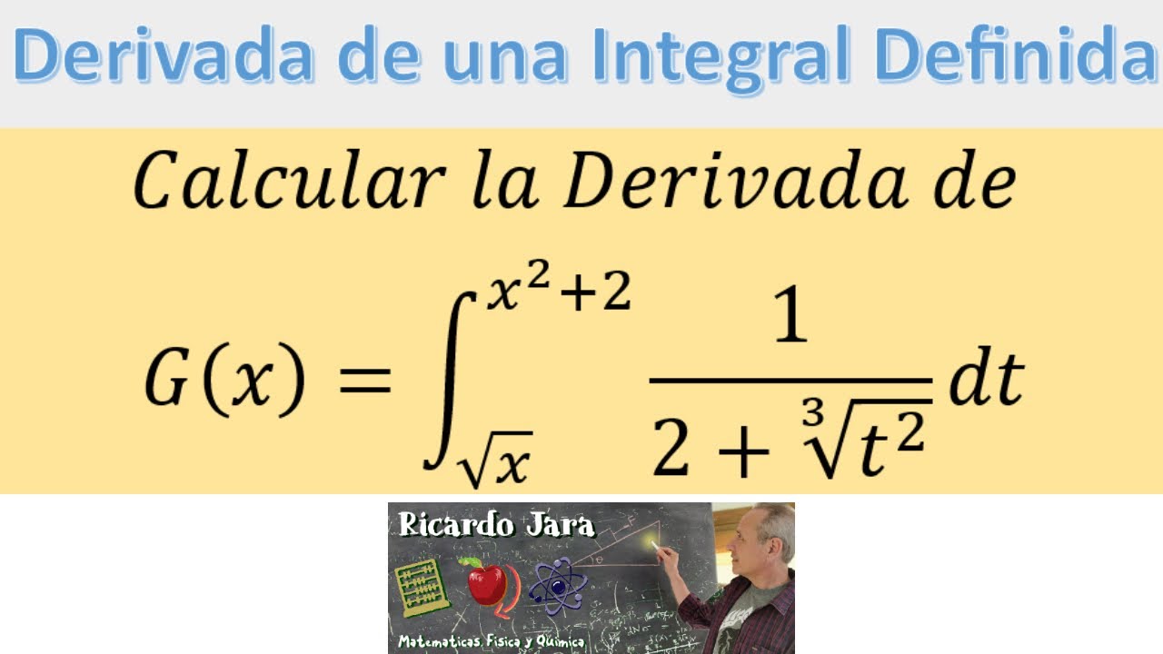 Derivada De Una Integral Definida - YouTube