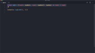ES6 TypeScript #10 Arrow Functions