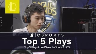 Top 5 Plays from Week 1 of the 2016 NA LCS Summer Split