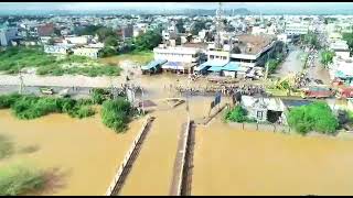 Drone view of Rajampet # Heavy rains in  Kadapa #