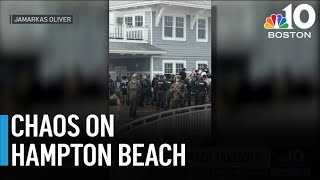 Dozens arrested during chaos on Hampton Beach