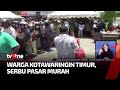 Warga Desak-desakan di Pasar Murah Sembako | Kabar Pagi tvOne