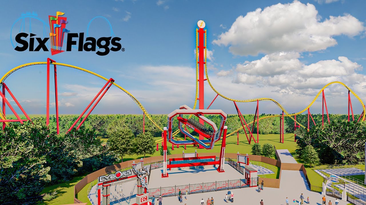 Six Flags Park Rides