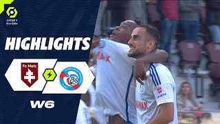 FC METZ - RC STRASBOURG ALSACE (0 - 1) - Highlights - (FCM - RCSA) / 2023-2024