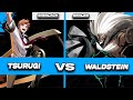 Under night in birth 2 sys:celes, Tsurugi vs Waldstein (Bigblack vs Smiles) Netplay, (アンダーナイト)!