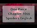 One Piece Chapter 1066 Spoilers English Sub