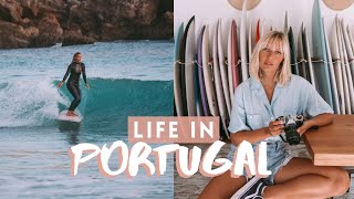 MY LIFE IN PORTUGAL | Surfing, everyday life + HUGE Nazaré waves