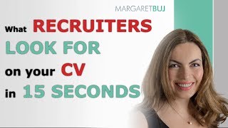 What recruiters look for on a resume in 15 seconds