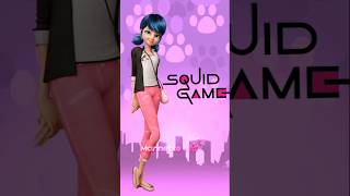 MLB characters as squid game // #miraculous #shorts #viral #video #youtubeshorts