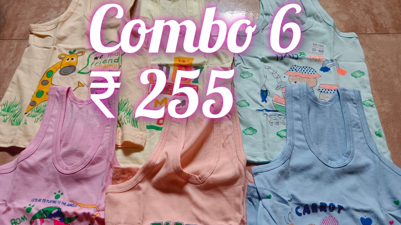 Meesho Kids Inner Wear Combo 6 255 Meesho Review Youtube