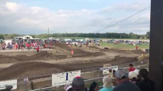 SJO Productions: Supermini moto 1, bad crash in hastings