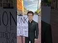 tom cruise protesting scientology