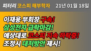 21.1.18 코스피 분석(조정장 대응 방안 제시 - 확인후 매수!) - ETF 주식 선물 옵션(피터리TV)