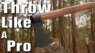 Wood Handled Throwing Hatchet Axe