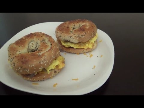 Quick & Easy Breakfast Bagel Sandwich Quick & Easy Breakfast Bagel Sandwich