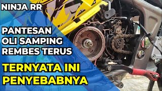 CARA GANTI SEAL O-RING DAN SELANG POMPA OLI SAMPING NINJA RR