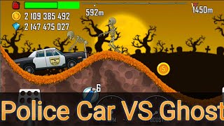 Ghost vs Police Car Hill Climb Racing - Gameplay Walkthrough Part 33- Jeep (iOS, Android) #hillclimb