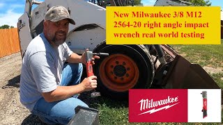 Milwaukee 3/8 Right Angle Impact Wrench 2564-20 First Impressions