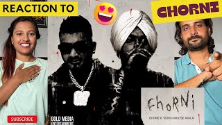 REACTION on Sidhu Moose  Wala | CHORNI (Official Video) SIDHU MOOSE WALA | DIVINE | Funkie Couple