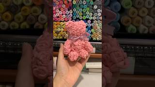DIY rose bear 🐻🌹💖 Who are you making this for? 👀 Full tutorial now out!!! 🥰🥰🥰