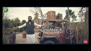 Punjabi new song for whatapp status  | Amrit maan song status for whatapps #punjabistatus #status