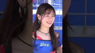 2023 SUPER GT Rd.4 FUJI#61 須藤セリナ 朝倉咲彩 楠木絢 桜田莉奈 SUBARU BRZ GTGALS BREEZE ピットウォーク レースクイーン 4K