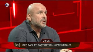 40 de intrebari cu Denise Rifai - Cati bani a castigat Catalin Zmarandescu din luptele ilegale?