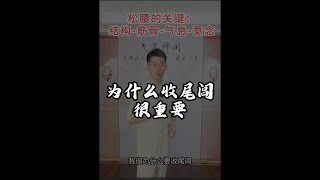 为什么收尾闾？ 很重要 松腰的关键  结构 - 筋骨 - 气息 - 意念