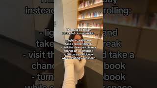 Things To Do Instead of Doomscrolling - Libraries, Audiobooks, Reading