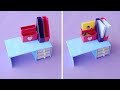 toy reading table set stationery organizer with paper school supplies miniature dollhouse desk