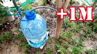 طريقة الري قطرة قطرة في حديقة المنزل | Watering drop by drop at home