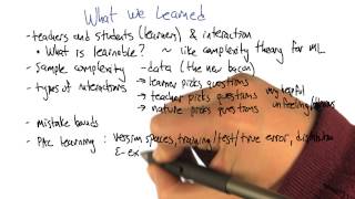 What Have We Learned - Georgia Tech - Machine Learning