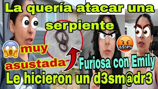 🚨La quería atacar una serpiente😱Muy asustada🫢Le hicieron un d3sm@dr3😮Furiosa con Emily🤬