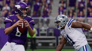 Minnesota Vikings vs Dallas Cowboys - NFL Week 11 2022 - (Madden 23 Full Game Sim)
