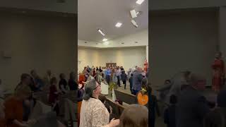 Pentecostal revival Holy Ghost blow out