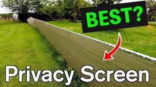 TESTED! Privacy Screen Fence Mesh | BEST Chain Link Fence Privacy Solution?