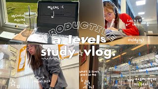 INTENSE study vlog 📁 A LEVEL diaries. super productive, burnt out student core, lots of maths, etc.