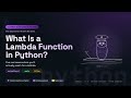 What Is a Lambda Function in Python? (5 Real Examples)
