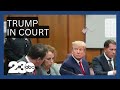 Former President Trump reacts to criminal charges