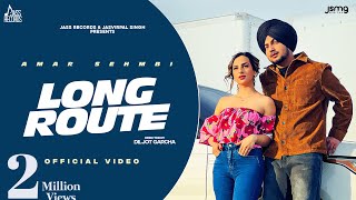 Long Route (Full Video) Amar Sehmbi | MixSingh | Bablu Sodhi | Punjabi Songs 2023 | Jass Records
