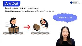 【JLPT N2/ものだ①】京都文化日本語學校 線上文法講座